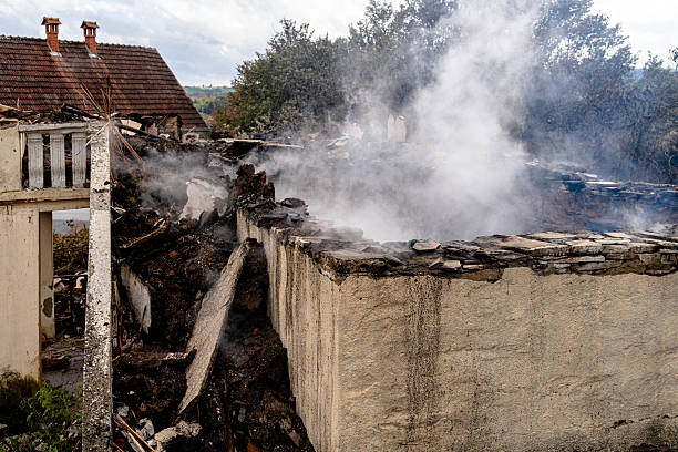 Professional Fire Damage Removal technician working in Hanover, MN